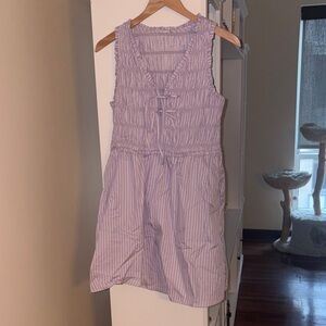 Old Navy Lavender Striped Dress